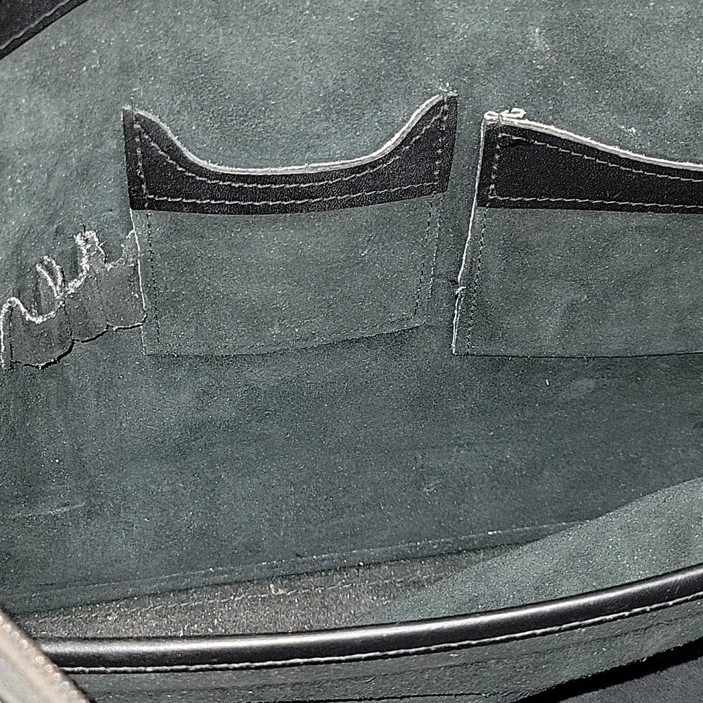 Vintage Hartmann Black Leather Briefcase
